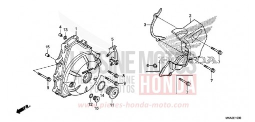 A.C. GENERATOR COVER NC750XAG de 2016